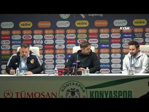 Teknik Direktörümüz Radomir Djalovic'in T.Konyaspor Maçı Sonrası Açıklamaları
