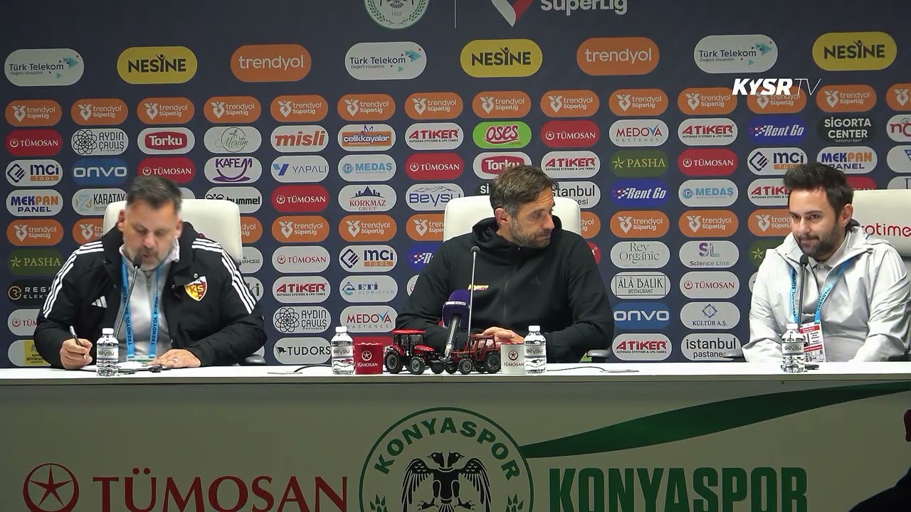 Teknik Direktörümüz Radomir Djalovic'in T.Konyaspor Maçı Sonrası Açıklamaları