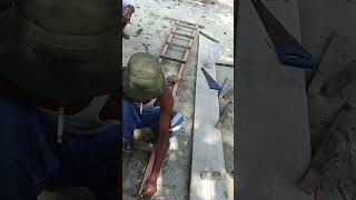 cara membuat tangga dari kayu