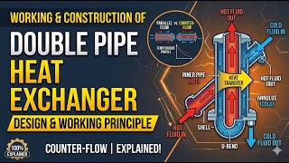 Working and Construction of Double Pipe Heat Exchanger | Chemical engineering
