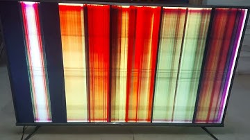 TCL 55 ANDROID SMART TV COLORED VERTICAL BAR ON SCREEN