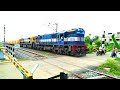 Fully Clear Signal Trains like Bullets | Fouriously Moving Railgate Area With Double Power of Engine