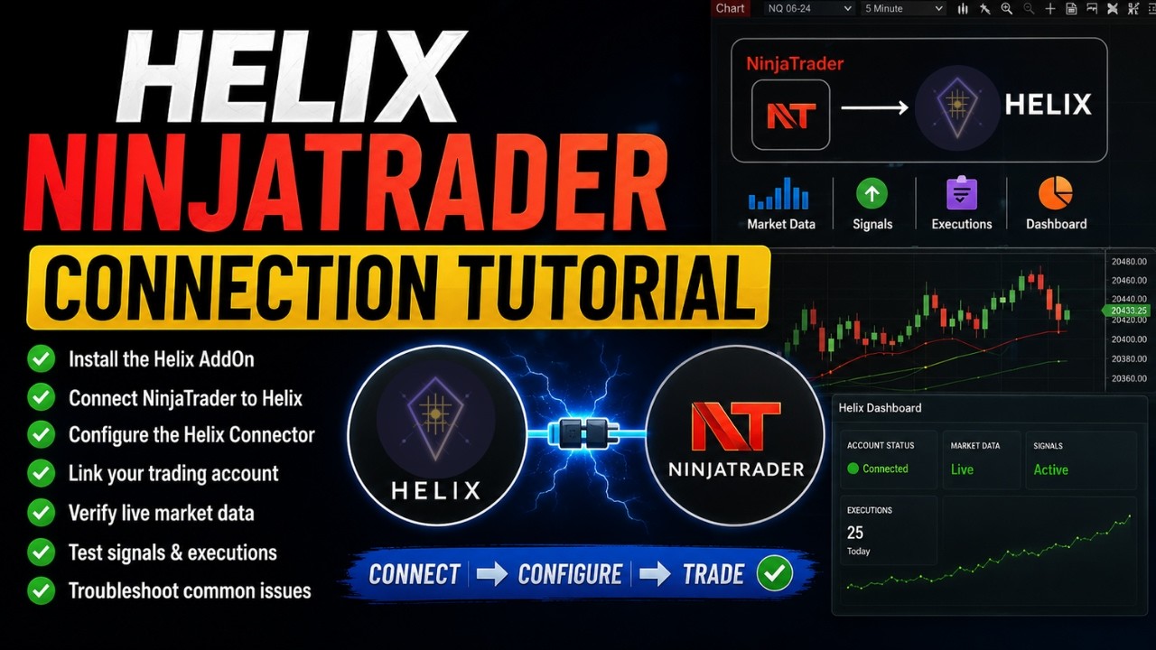 Connect NinjaTrader to Helix — setup walkthrough