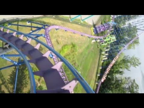 Batman: The Dark Knight Front Seat on-ride HD POV Six Flags New England