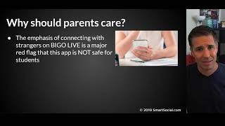 What is the BIGO LIVE app (2019)-- See 2022 video in notes -- Smart Social Josh Ochs