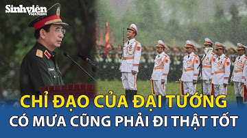 Đại tướng Phan Văn Giang chỉ đạo: Diễu binh Quốc khánh 2/9 có mưa cũng phải đi thật tốt