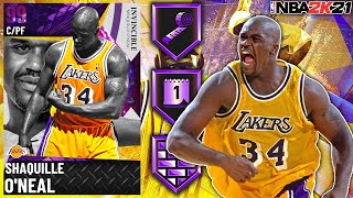 INVINCIBLE SHAQ GAMEPLAY! HE NOW HAS ONE OF THE BEST RELEASES IN NBA 2K21 MyTEAM!