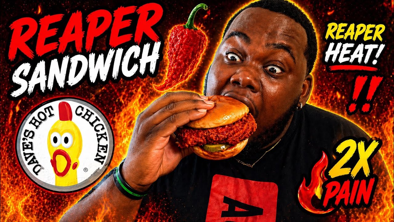 Dave Rapper Chicken Dave’s Hot Chicken Challenge – Who Survived the REAPER?! 🌶️ | Pt 2 ...