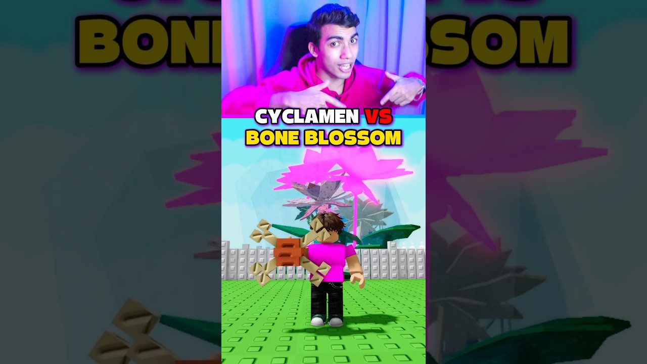 CYCLAMEN VS BONE BLOSSOM GROW A GARDEN 😱