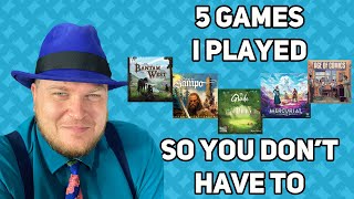 5 Games I Played So You Don’t Have To - with Tom Vasel