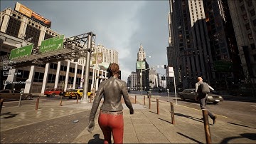Unreal Engine 5.5 - Testing City Sample Project - Part 1 - 4K