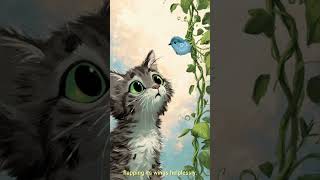 THE MYSTERY GARDEN#art #cat #cartoon #kitten #cutecat #pets