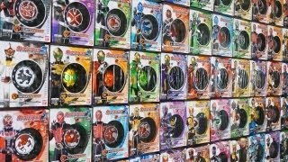 💎仮面ライダーウィザード 未開封 全ウィザードリング 食玩版 with DX ウィザードライバー Kamen Rider Wizard All Syokugan Ring Comparison