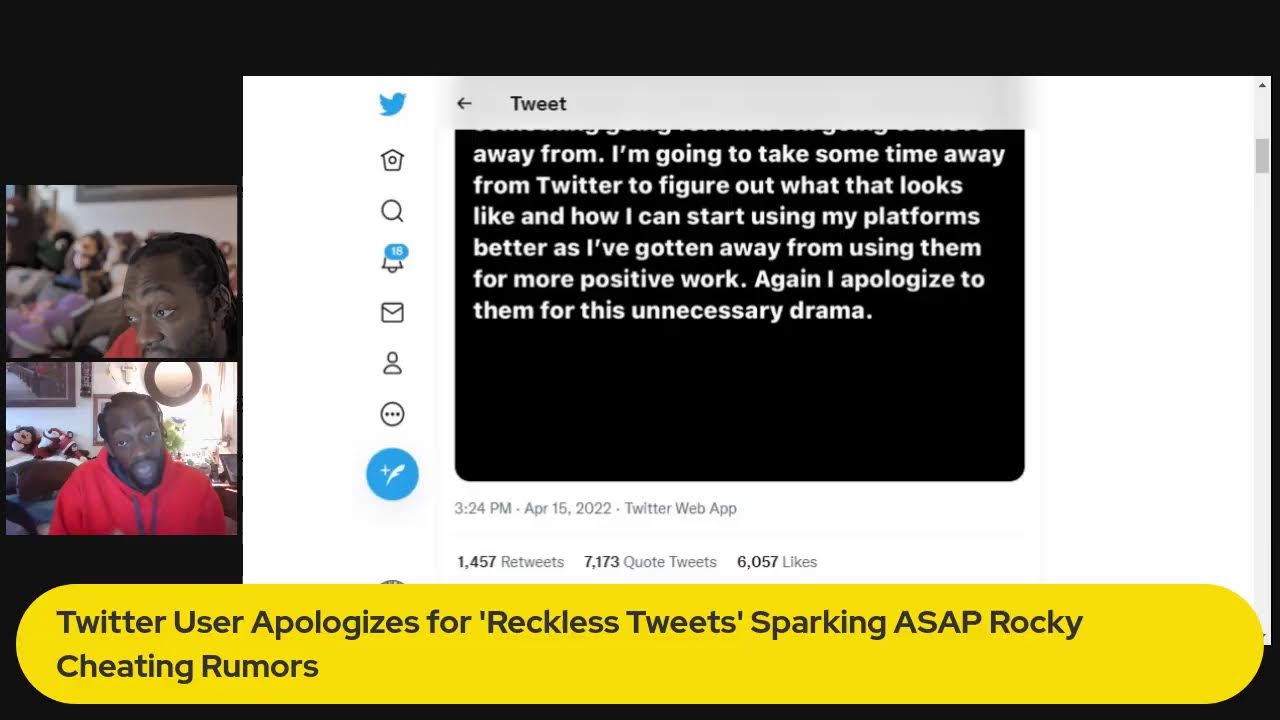 Twitter User Apologizes for 'Reckless Tweets' Sparking ASAP Rocky Cheating Rumors