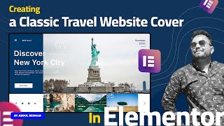 Creating a Travel Website Cover Design in Elementor | Advanced