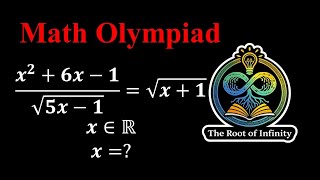 Math Olympiad Challenge | Can You Solve This Radical Equation? #maths #olympiad #youtube #shorts