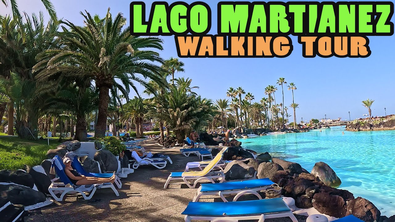 LAGO MARTIANEZ walking tour - Puerto De La Cruz - Tenerife (4k)