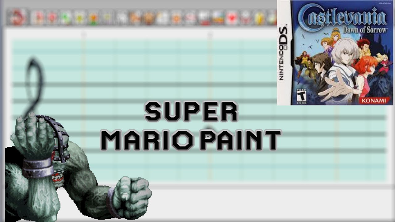 Castlevania: Dawn of Sorrow - Dracula's Tears (Wizardry Lab) - Super Mario Paint
