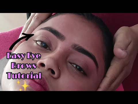 Thick Eye brow Threading 🧵 | Simply do Eye brow | Pampa's Corner
