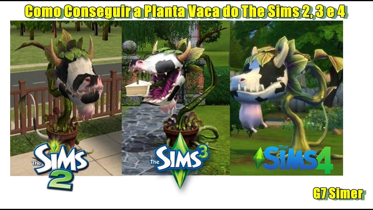 Como ter a Planta-vaca no The Sims 4