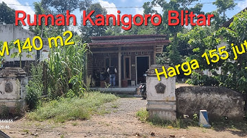RUMAH murah 155 juta SHM 140 m2 Tlogo Kanigoro Blitar 