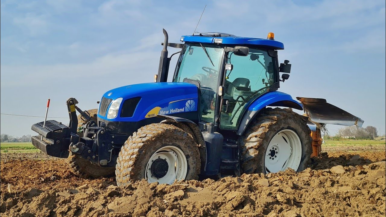 CAB VIEW | New Holland TS135A & Mipra bivomere [FHD][GoPro] - YouTube