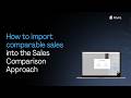 How to import comparable sales into the Sales Comparison Approach