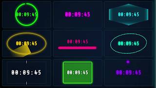 24/7 Live FREE Countdown Timer | Green Screen & Black Screen | Commercial Use (Video Only) Part 139
