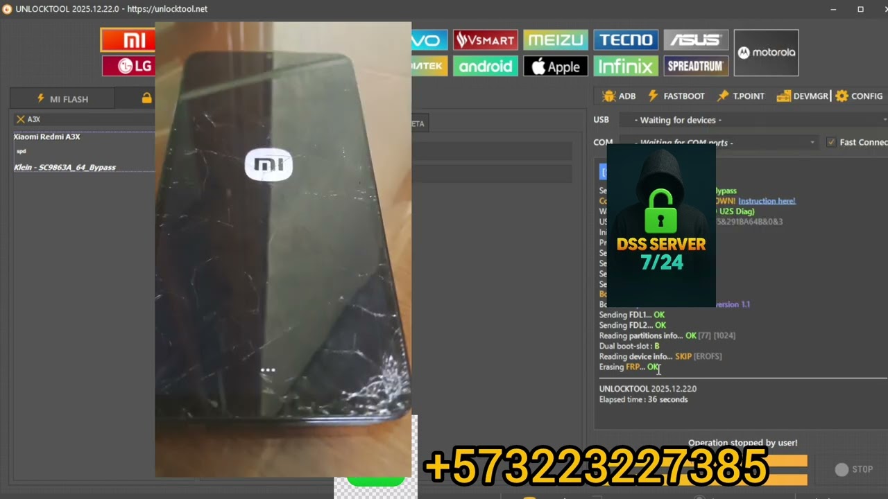 COMO ELIMINAR FRP O CUENTA GOOGLE REDMI A3X CON UNLOCKTOOL✅️