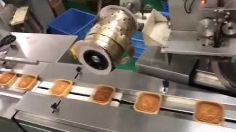 Mooncake Automatic Flow packing machine With deoxidant dispenser packaging system