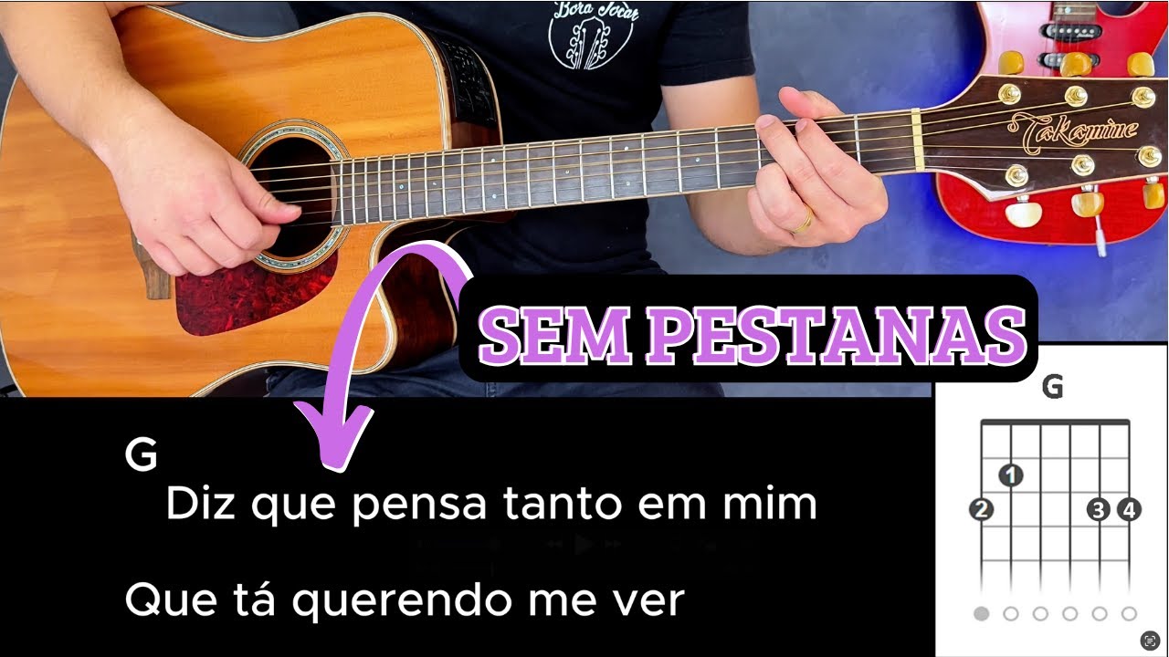 Como Tocar QUE SORTE A NOSSA (Fácil Sem Pestanas) Matheus e Kauan