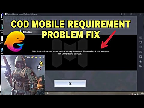 How To Fix Cod Mobile Does Not Meet Minimum Requirement In Emulator Youtube