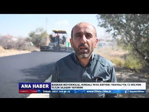 BAŞKAN BÜYÜKKILIÇ, KIRSALI İHYA EDİYOR: YAHYALI’YA 13 MİLYON TL’LİK ULAŞIM YATIRIMI