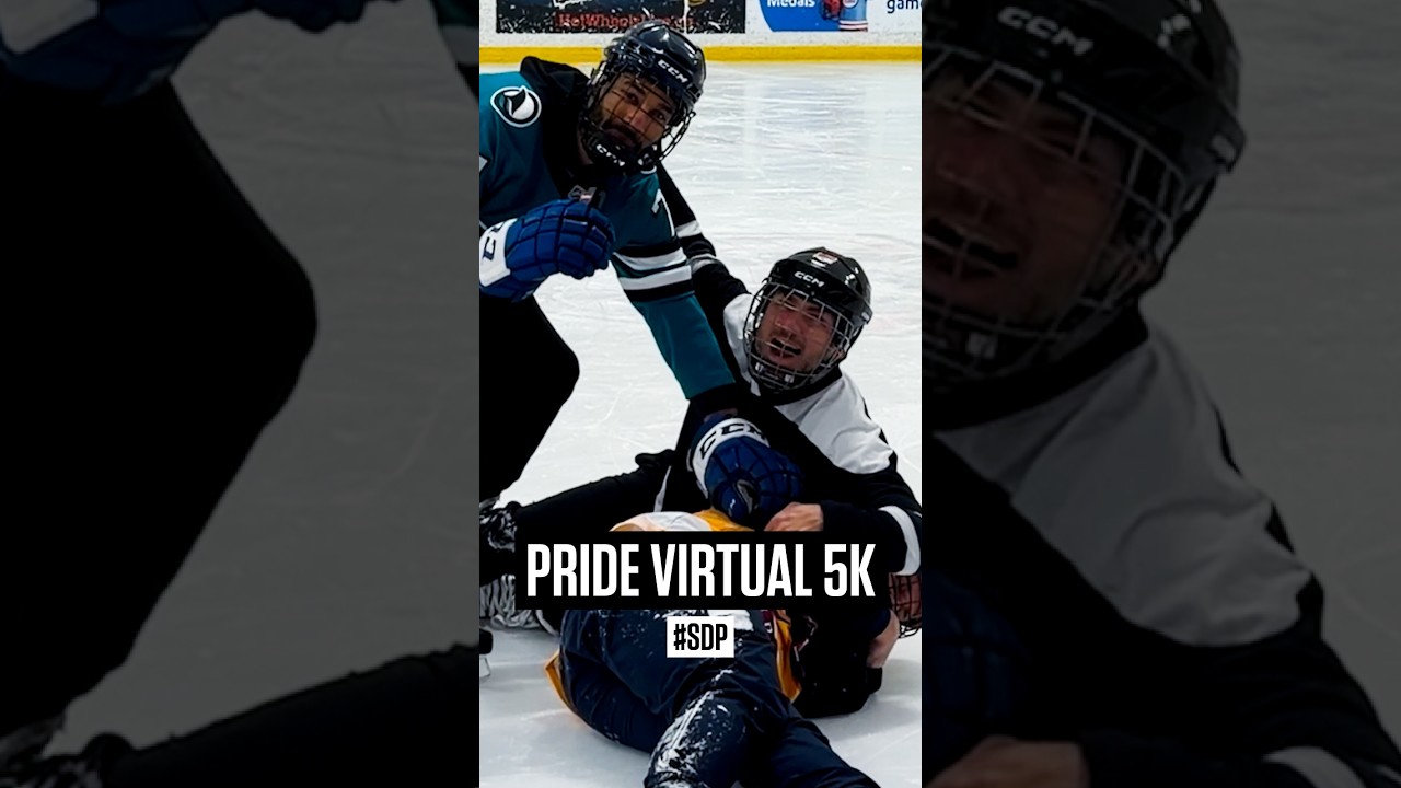 Happy Pride! The #SDP is back at it for another Get REAL Virtual 5K! 🏒🌈