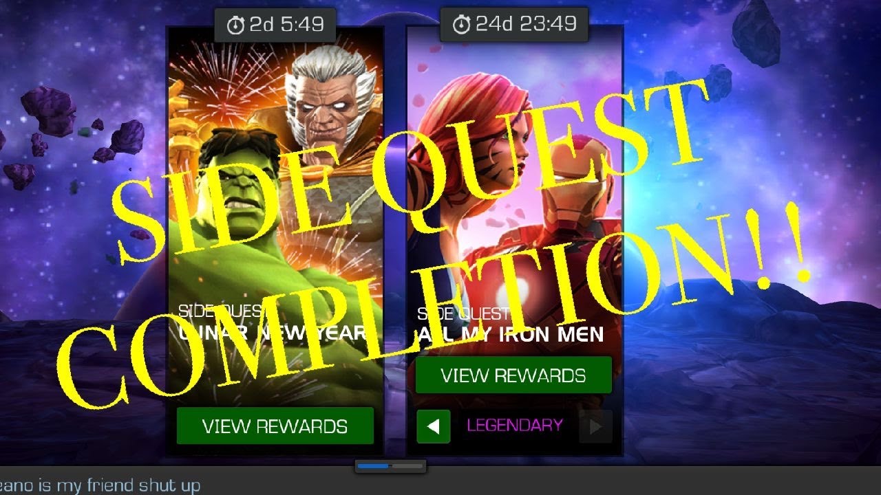 Side Quest: All My Iron Men (Chapter 2) & Arena maybe?! | Marvel Contest of Champions