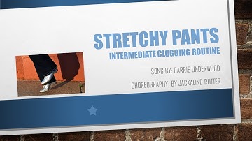 Stretchy Pants Intermediate Clogging Routine Step Breakdown