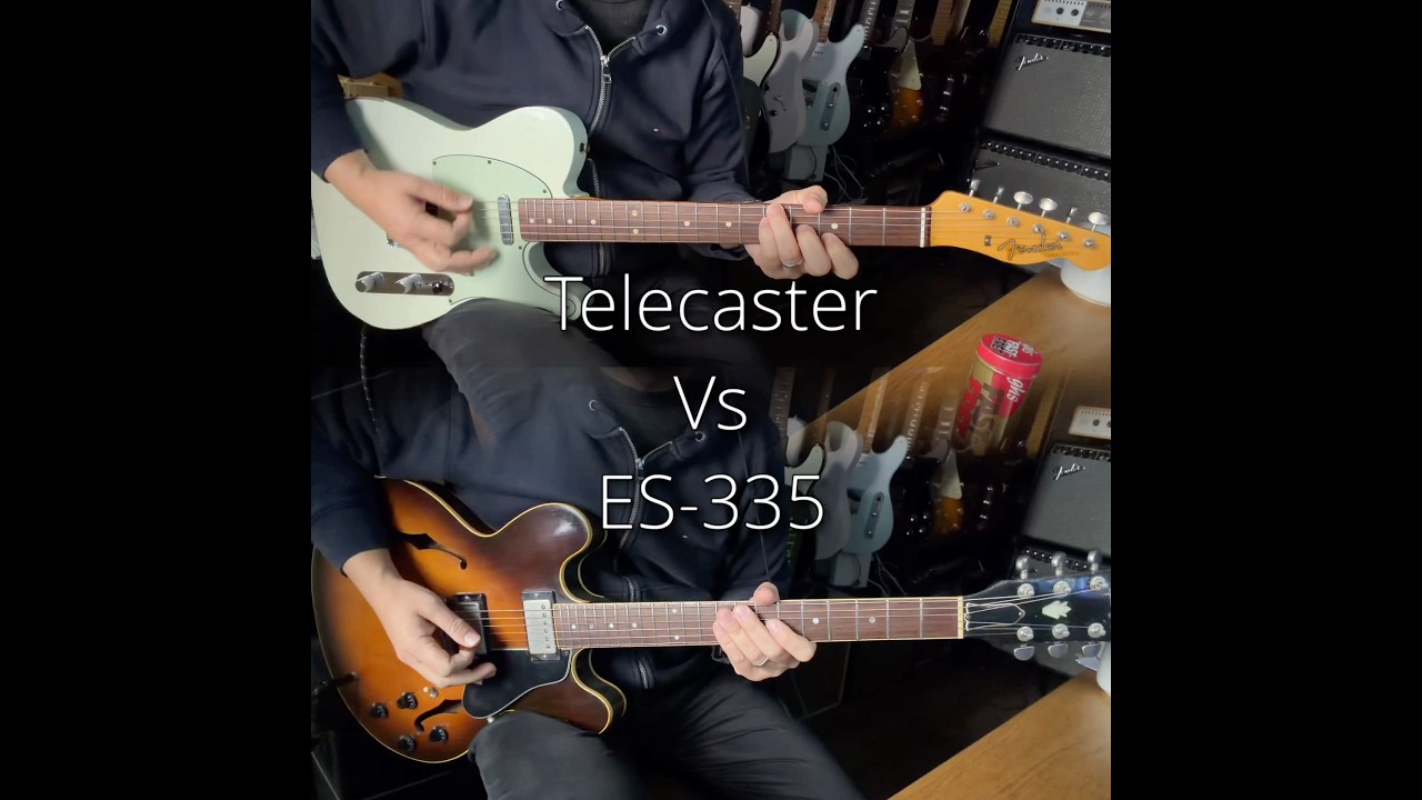 Your favourite all-rounder? Fender Telecaster vs Gibson ES-335