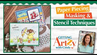Paper Piecing & Masking for a Unique Card
