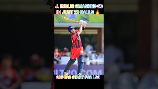 #J. Inglis smashed 60 in just 29 balls 🔥#LSG VS RR#