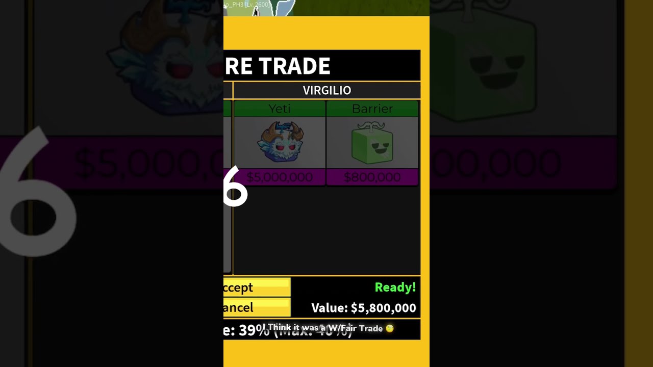 Did This Trade For A Yeti Fruit W Or L 