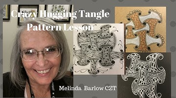 Crazy Huggins Tangle Pattern Lesson #229