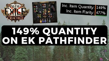[PoE 3.21] Maximum 149% Item Quantity for EK Pathfinder - DOES IT EVEN MATTER???