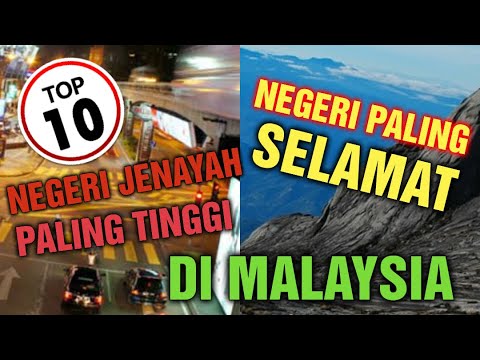 NEGERI PALING SELAMAT VS NEGERI PALING TAK SELAMAT DI MALAYSIA/ DIJAMIN ANDA TAK TAHU! PUAS HATI??