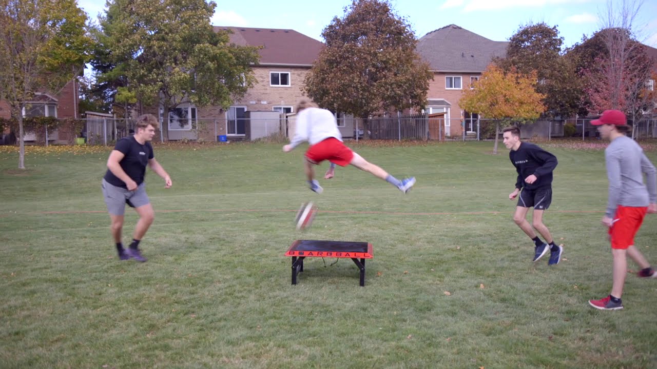 Boardball Volleyball outdoor game highlights YouTube