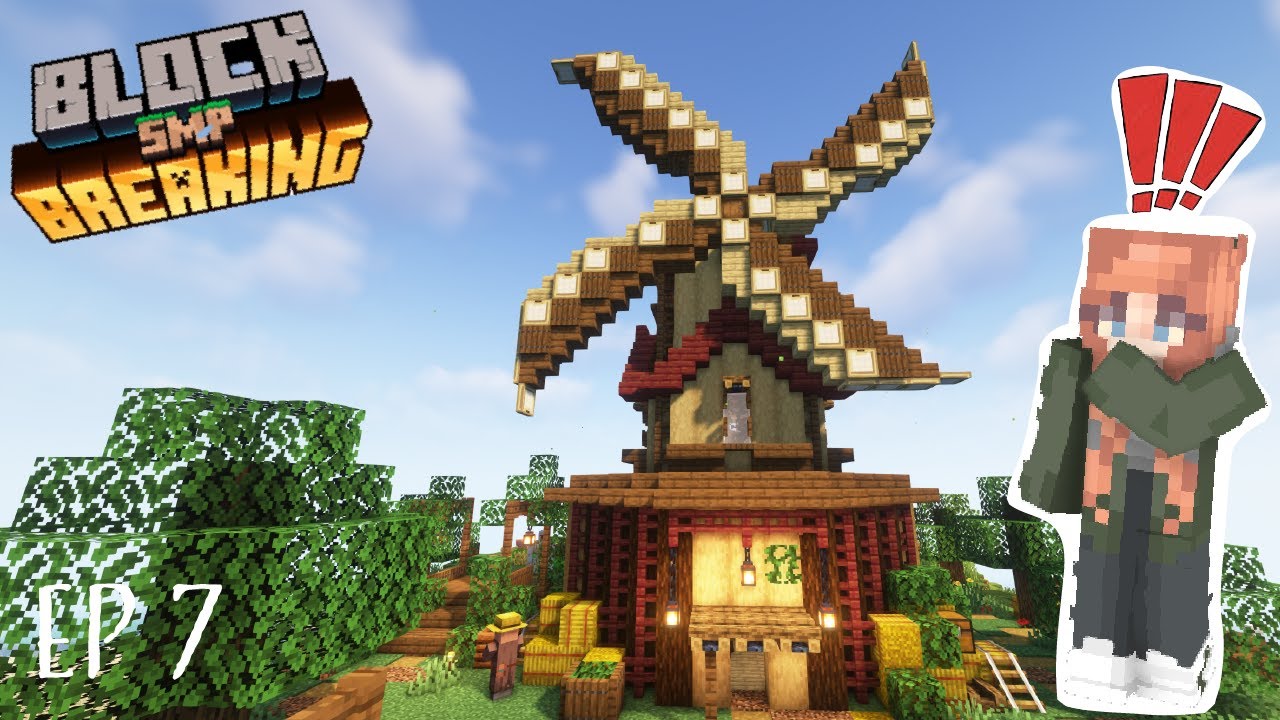 A Mangrove Windmill & MURDER?! Minecraft 1.19 Survival Let's Play | BlockBreakingSMP S2-Ep #7