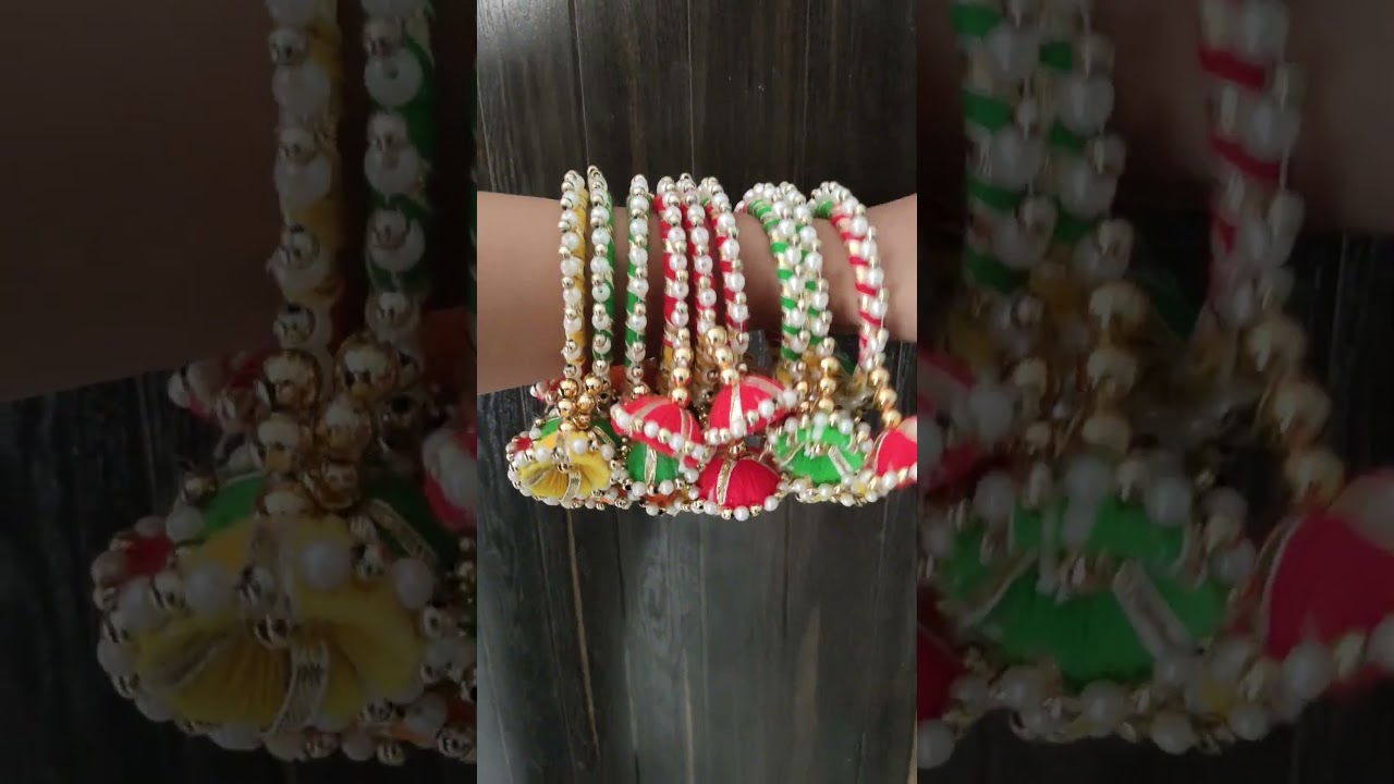 Colorfull  hanging bangles || Latkan bangles || Multicolor Bangles