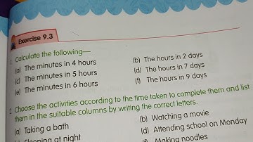 Class-3 | Maths Chapter-9 Time | Exercise-9.3 | Conversion of Time