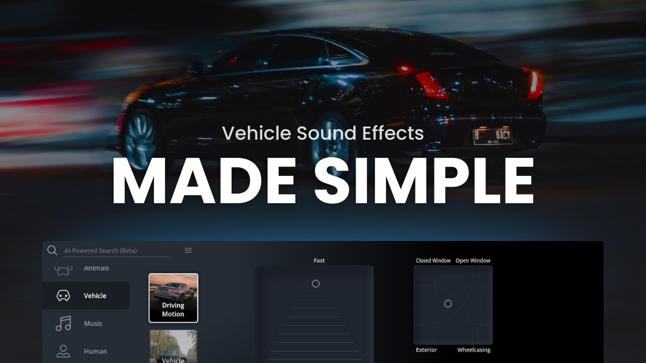 Simplify your Audio Edits - Car Sound Effects Pro Tools Tutorial - YouTube