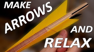Making Medieval style Longbow arrows, a meditation, relaxation