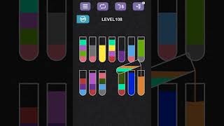 Water Sort Puzzle level 108#games #gameandroid